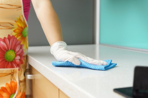Professional after builders cleaning in Southend removing dust after renovation