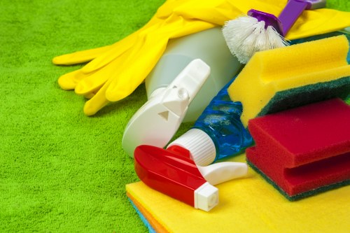 Living room dusting and vacuuming for move-out cleaning